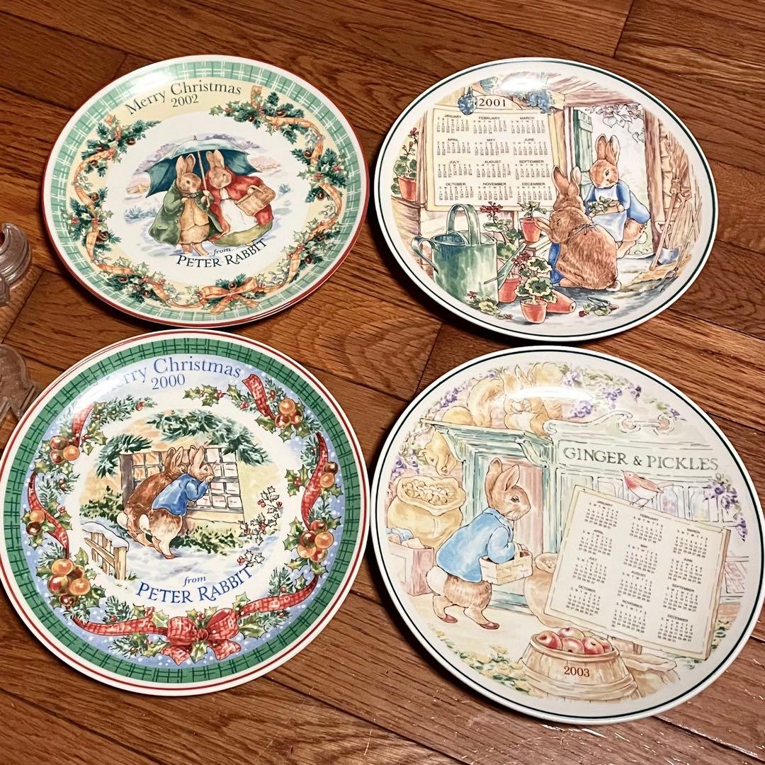 ピーターラビット  メモリアルプレート 4枚セット(^^)