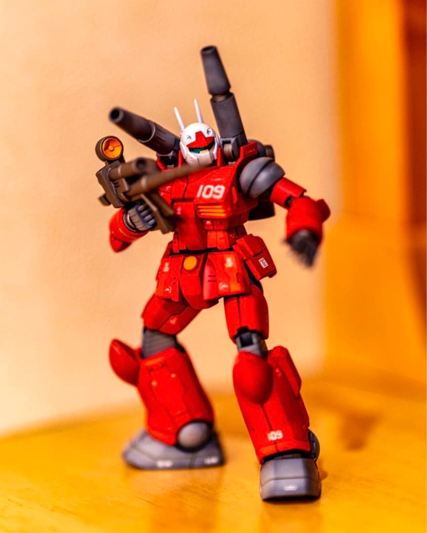 最終値下げ❗️HG ガンキャノン　完成品　塗装済み　ジオラマベース付き