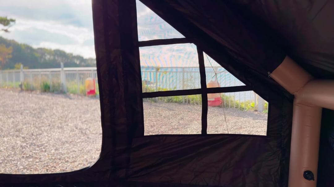 【新品】エアテント Mountainhikerインフレータブル 黒