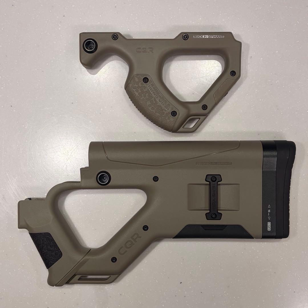 ICS製　CQR ストック　フォアグリップ　タンカラー