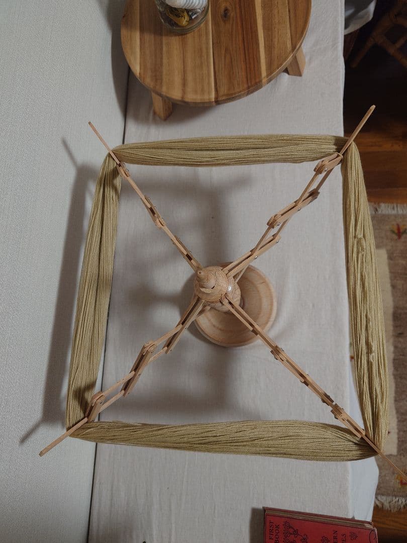 【稀少】ビンテージかせくり機　 古道具　アンティーク　糸巻き　かせ糸　店舗什器