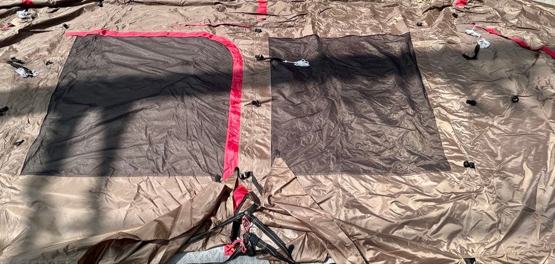  peakランドロックTP-671Rグランドシート シールドルーフセット