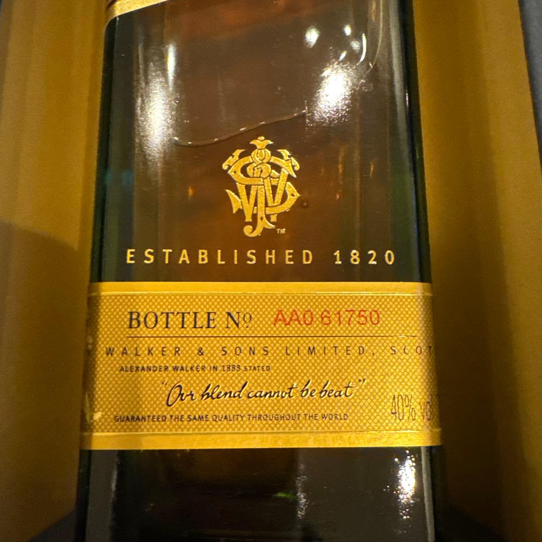ジョニーウォーカー ブルーラベル ウイスキー ブレンデッド スコッチ 箱付き