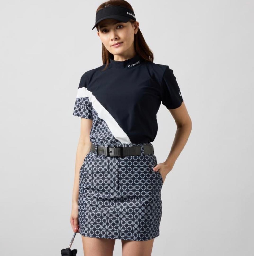 【新品・タグ付き】BANDEL レディース モックネック 黒 S