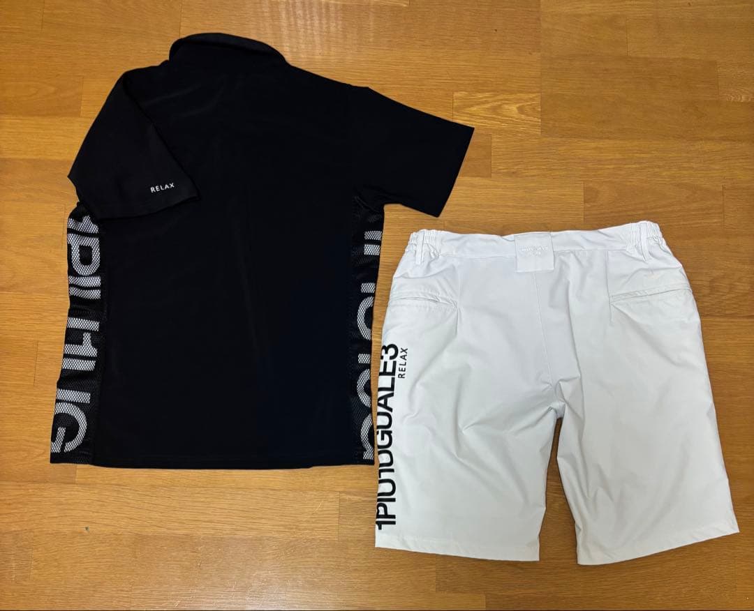 ウノピゥウノウグァーレトレ リラックス ポロシャツとパンツ ２点セット