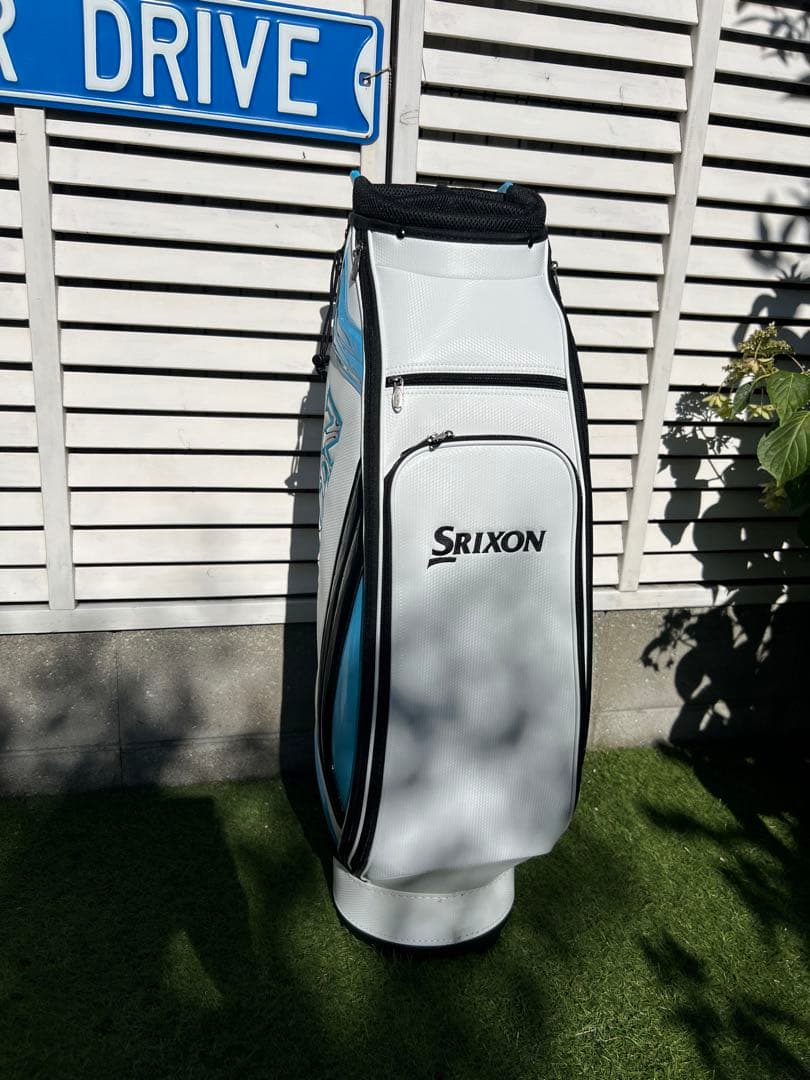 SRIXON キャディバッグ ホワイト/ブルー