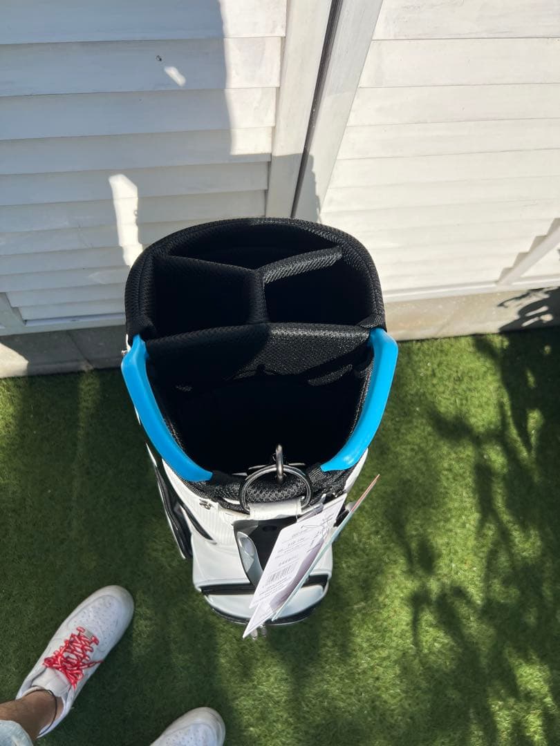 SRIXON キャディバッグ ホワイト/ブルー