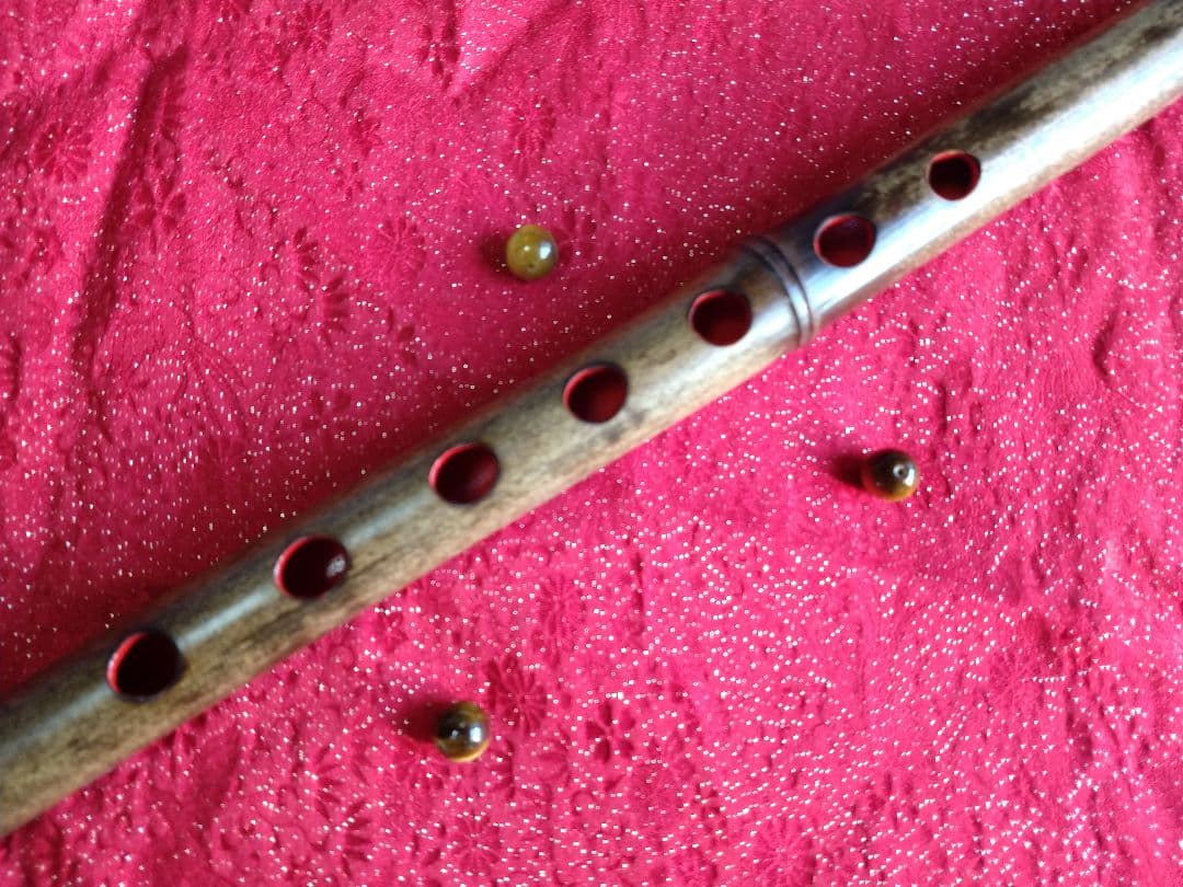 65 和笛 眞笛 竹笛 古典調七穴五本調子 根岸篠笛工房