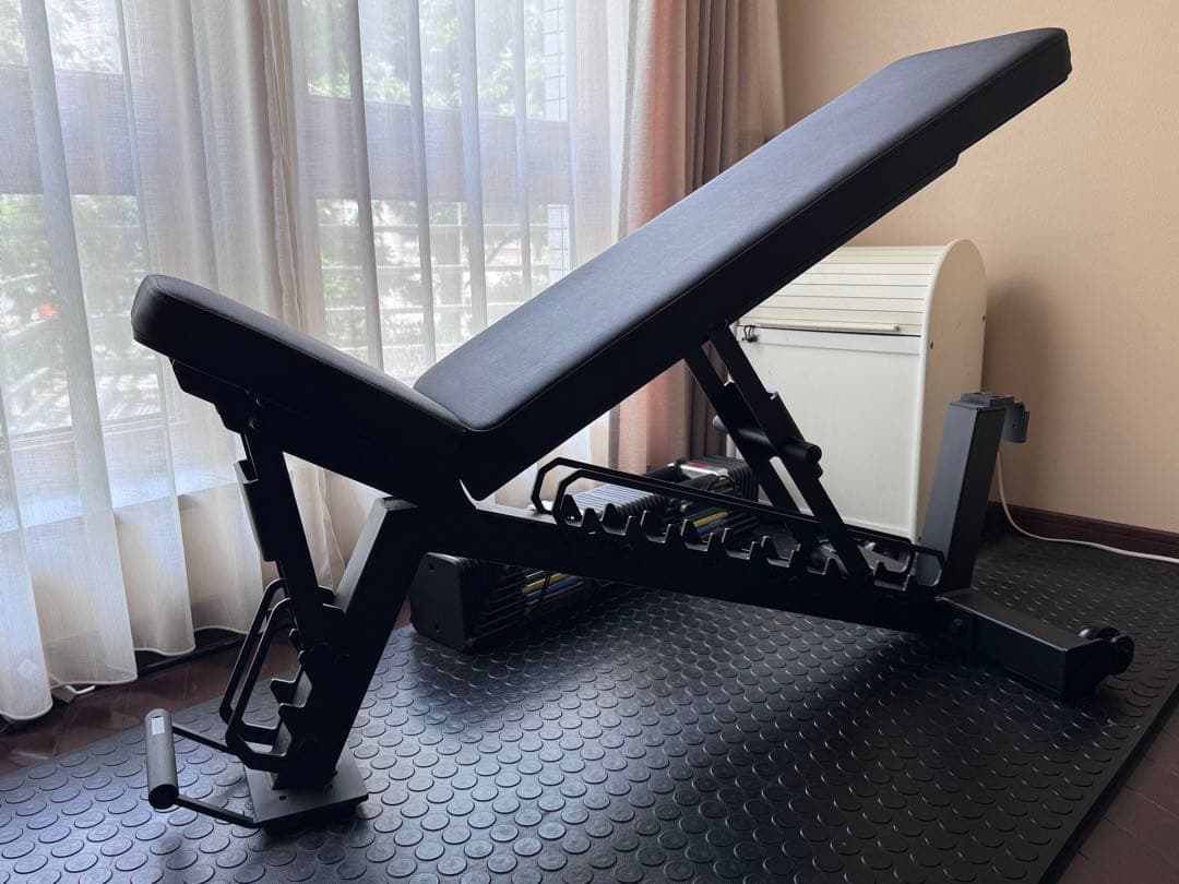 「直接お渡しのみ」MBCパワーアジャスタブルベンチ コンパクト ブラック 筋トレ