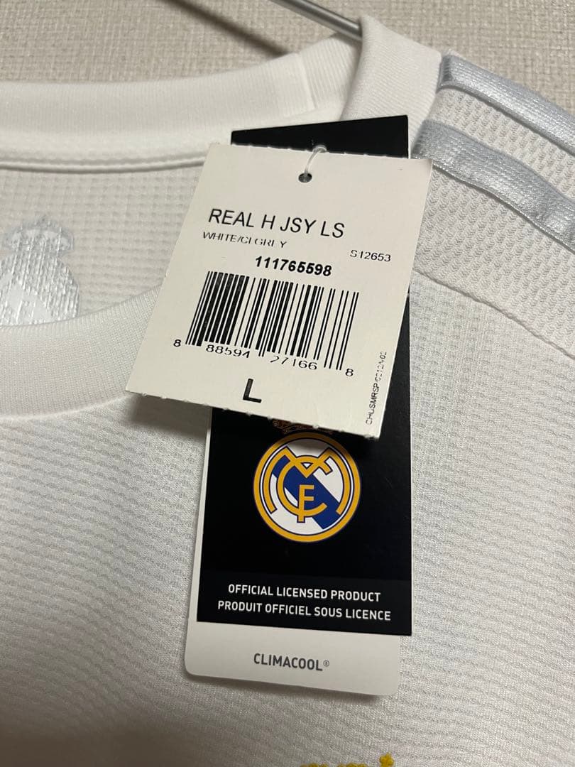 正規品　15-16 レアル・マドリード　ロナウド　長袖　ホーム　ユニフォーム