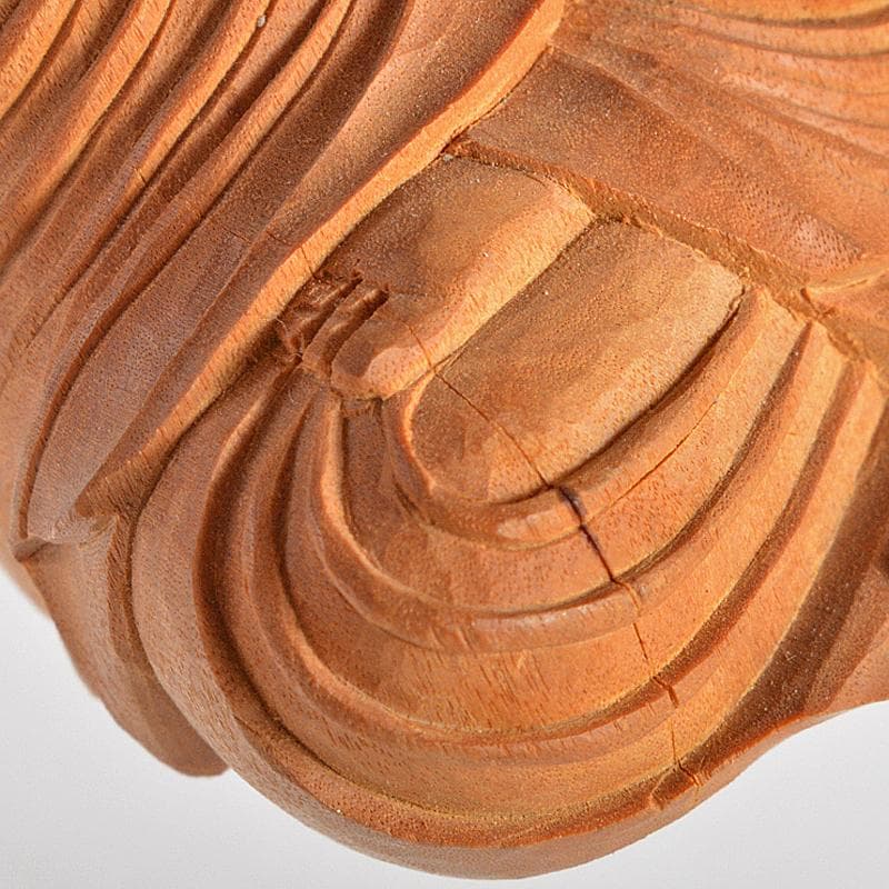 仏教美術　香木　白檀彫刻　阿弥陀如来像　仏像　置物　約504g　D　R6741