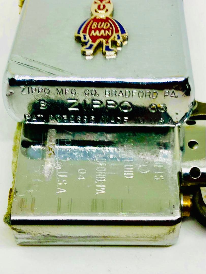 超レア！kingビール・バド怪人BAD.MANキャラクターzippo