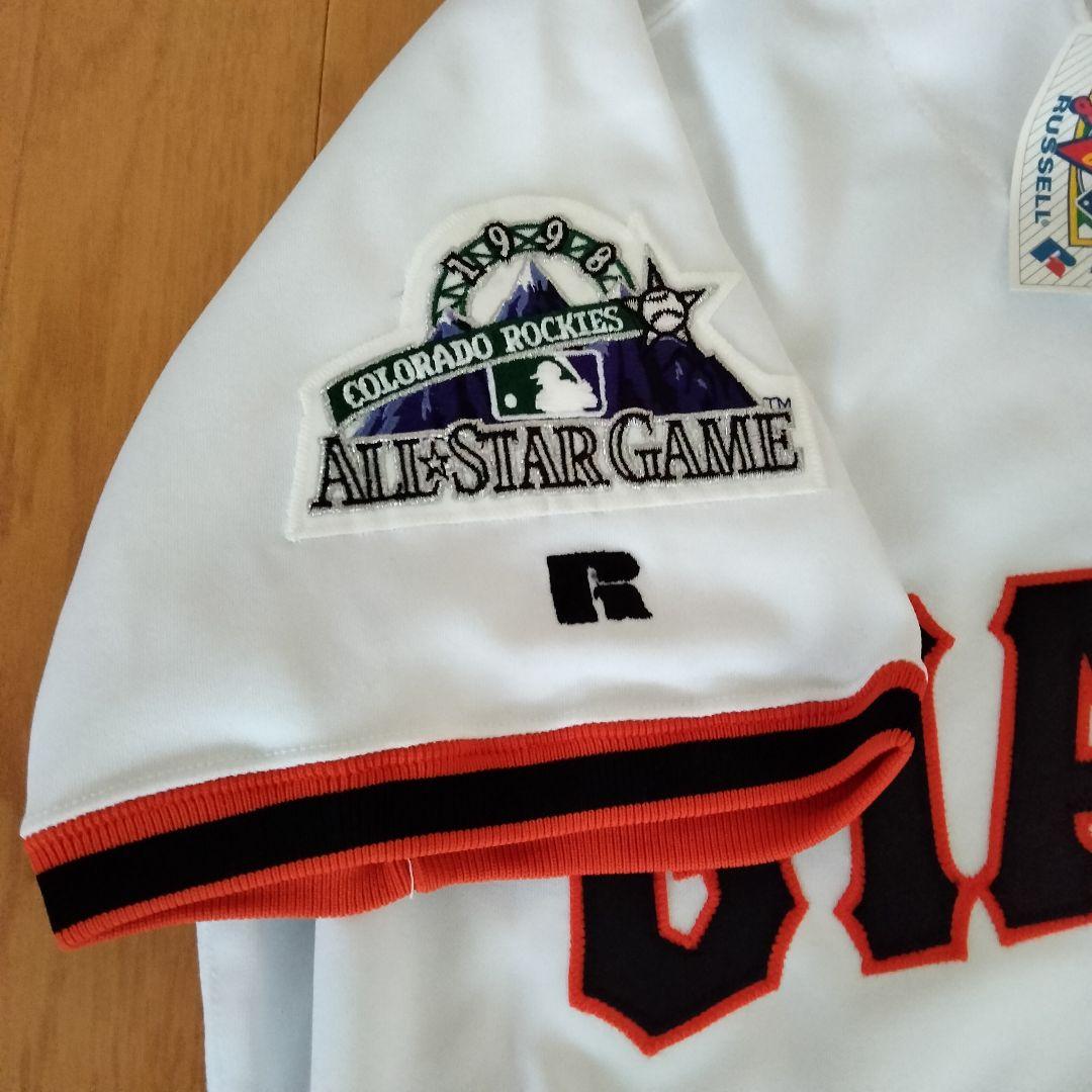 1998年 バリーボンズ オールスターパッチ付ジャージ ハット