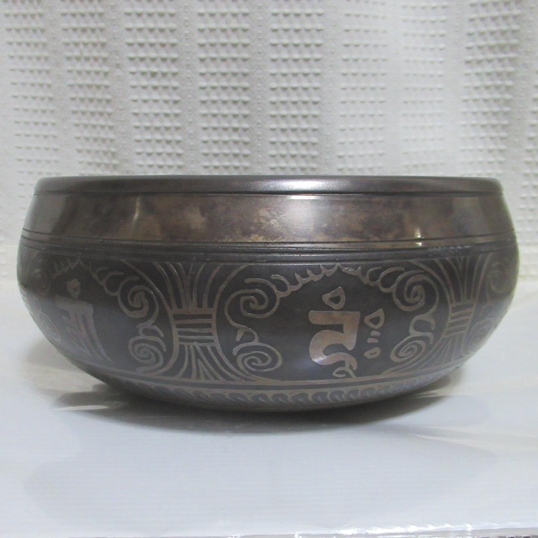 口径20.5センチ シンギングボウル(観音真言) 1975グラム ヒーリング