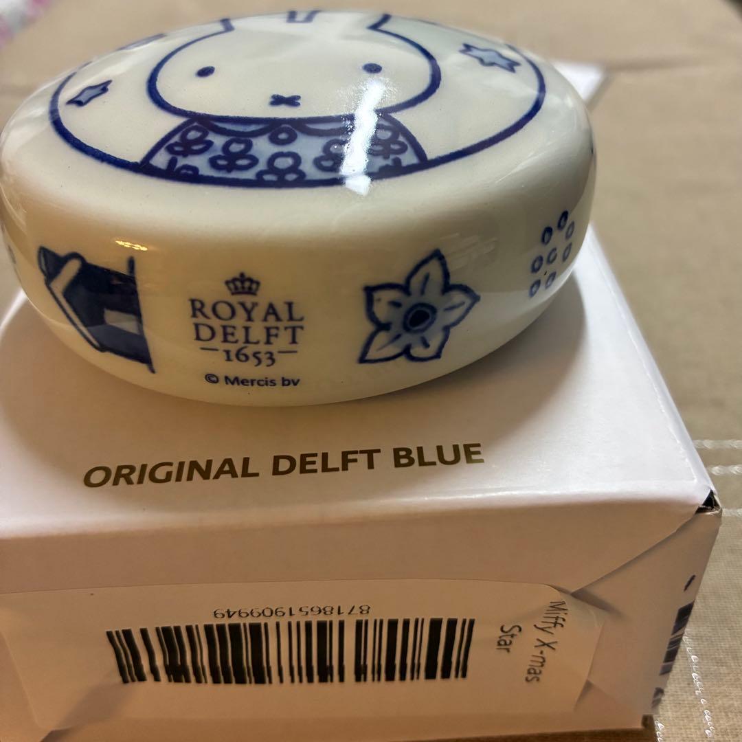 万博 オランダ館　ミッフィー ロイヤルデルフト オーナメント