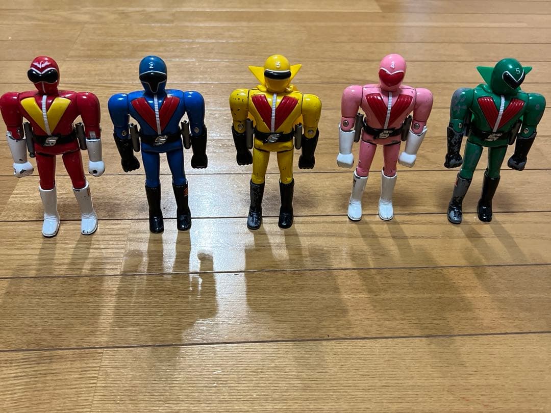秘密戦隊ゴレンジャー　超合金　当時物
