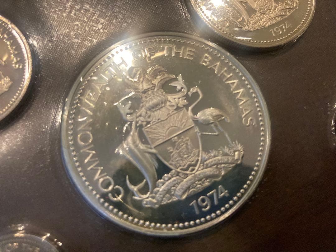 バハマ銀貨　プルーフセット 正味約90g