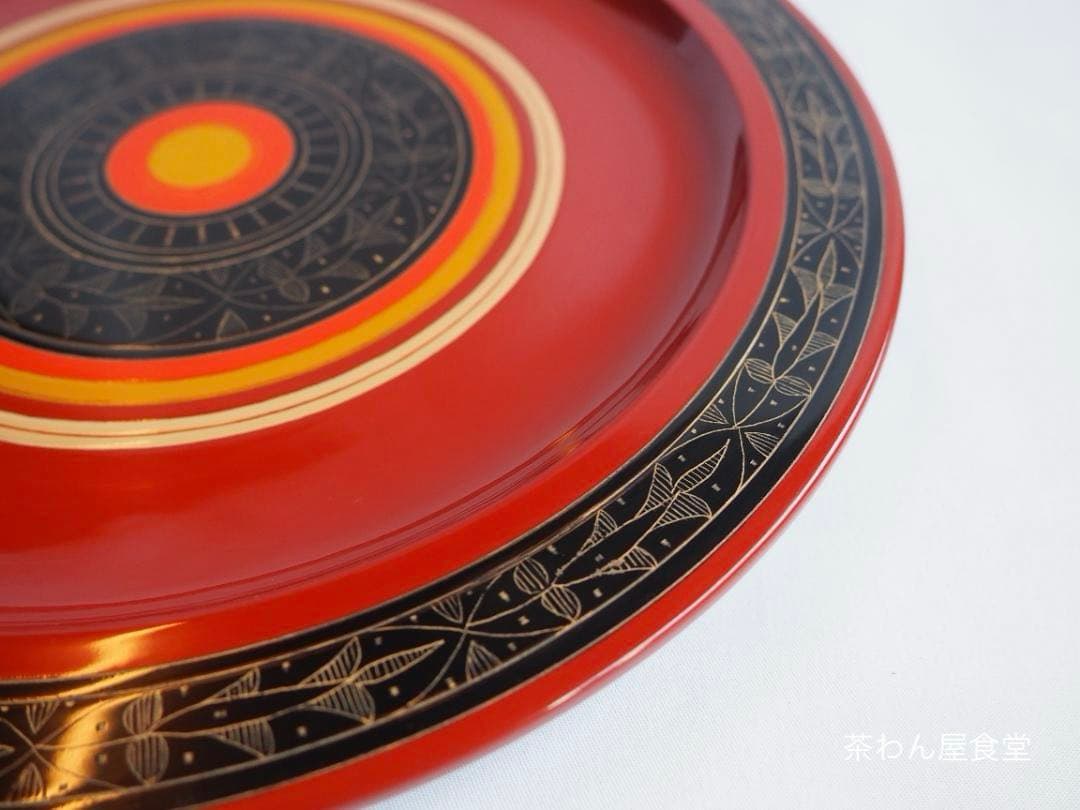 11代中村宗哲造『唐物写独楽盆』（共箱）