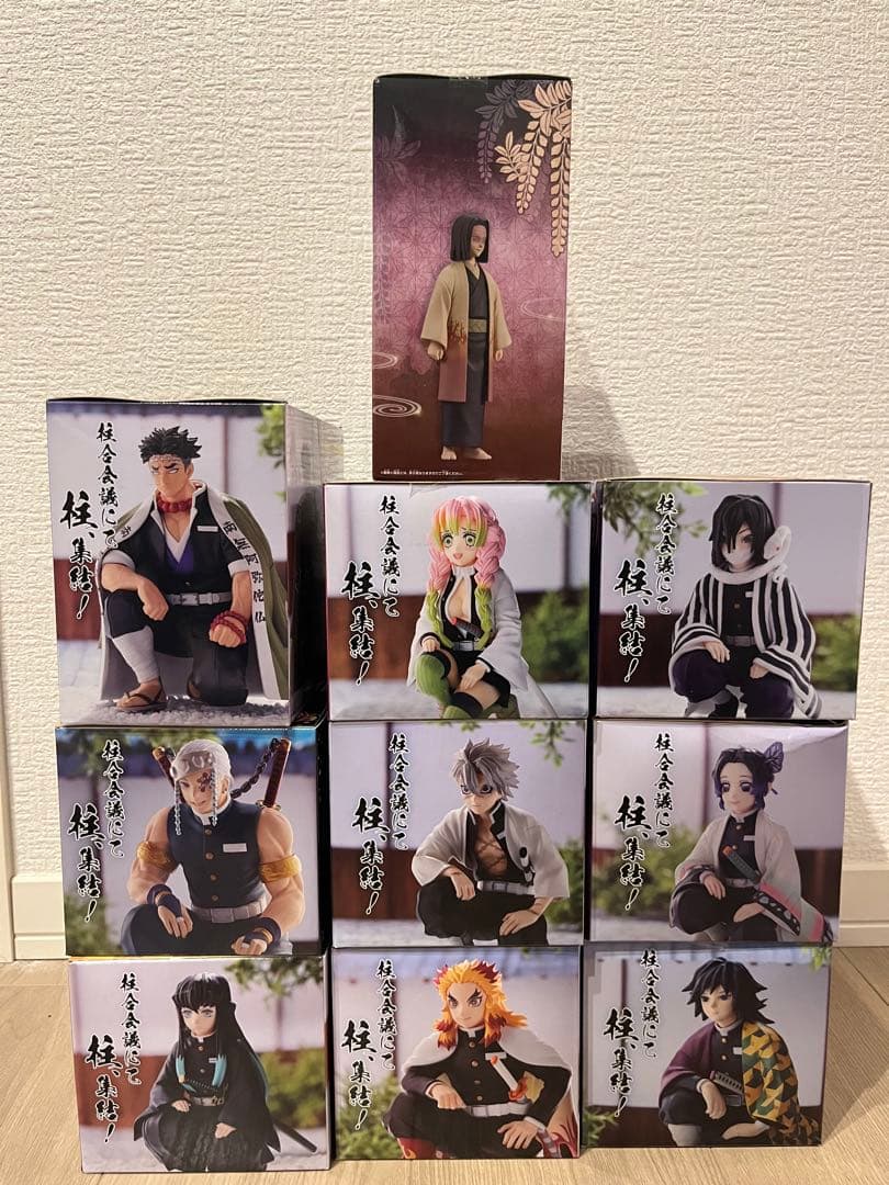 鬼滅の刃 ちょこのせプレミアムフィギュア 柱合会議 フルコンプ 産屋敷耀哉