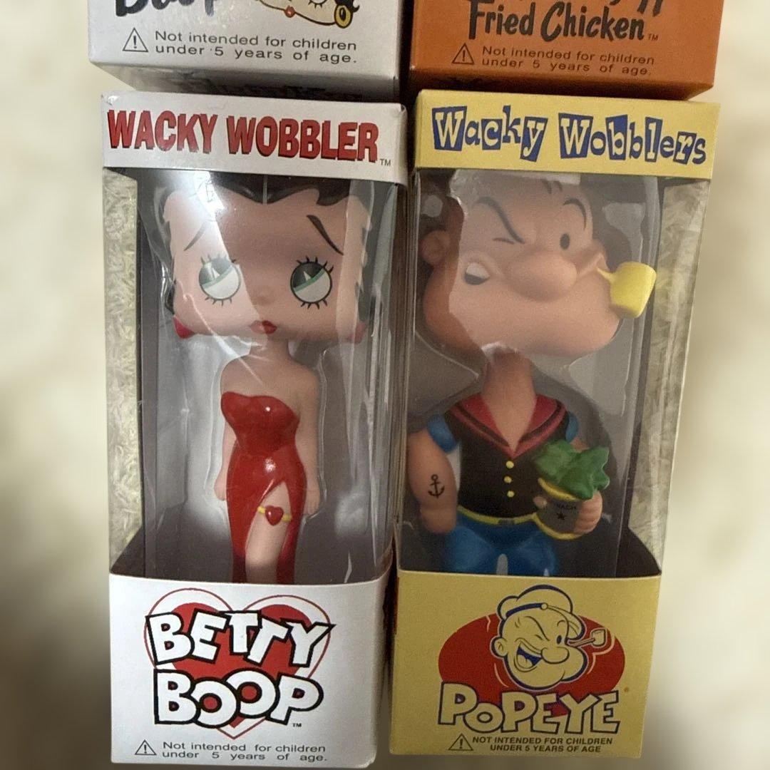 Funko Betty Boop ボブルヘッド 4点セット　ベティー　ポパイ