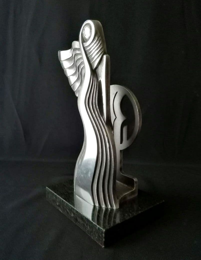 日本抽象彫刻のパイオニア 　建畠覚造　薫風　文化功労者　ローザ工芸創立25周年