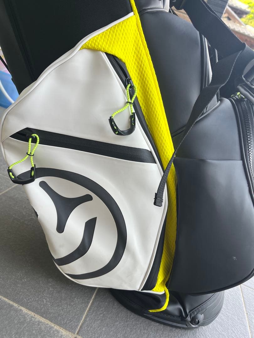 太*郎様 Vessel キャディバッグ ホワイト/イエロー/ブラック