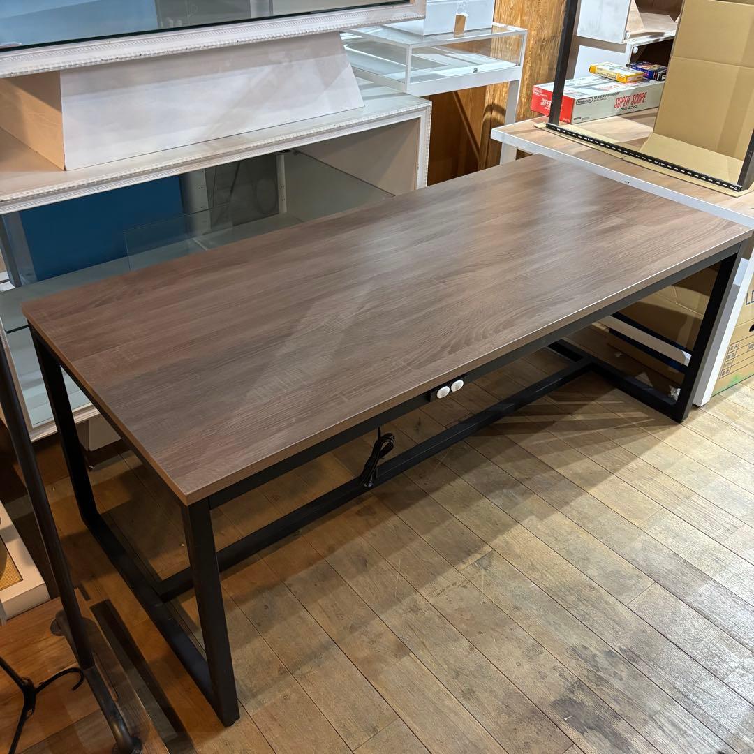 引取限定 コンセント付き センターテーブル ミーティング ダイニング テーブル