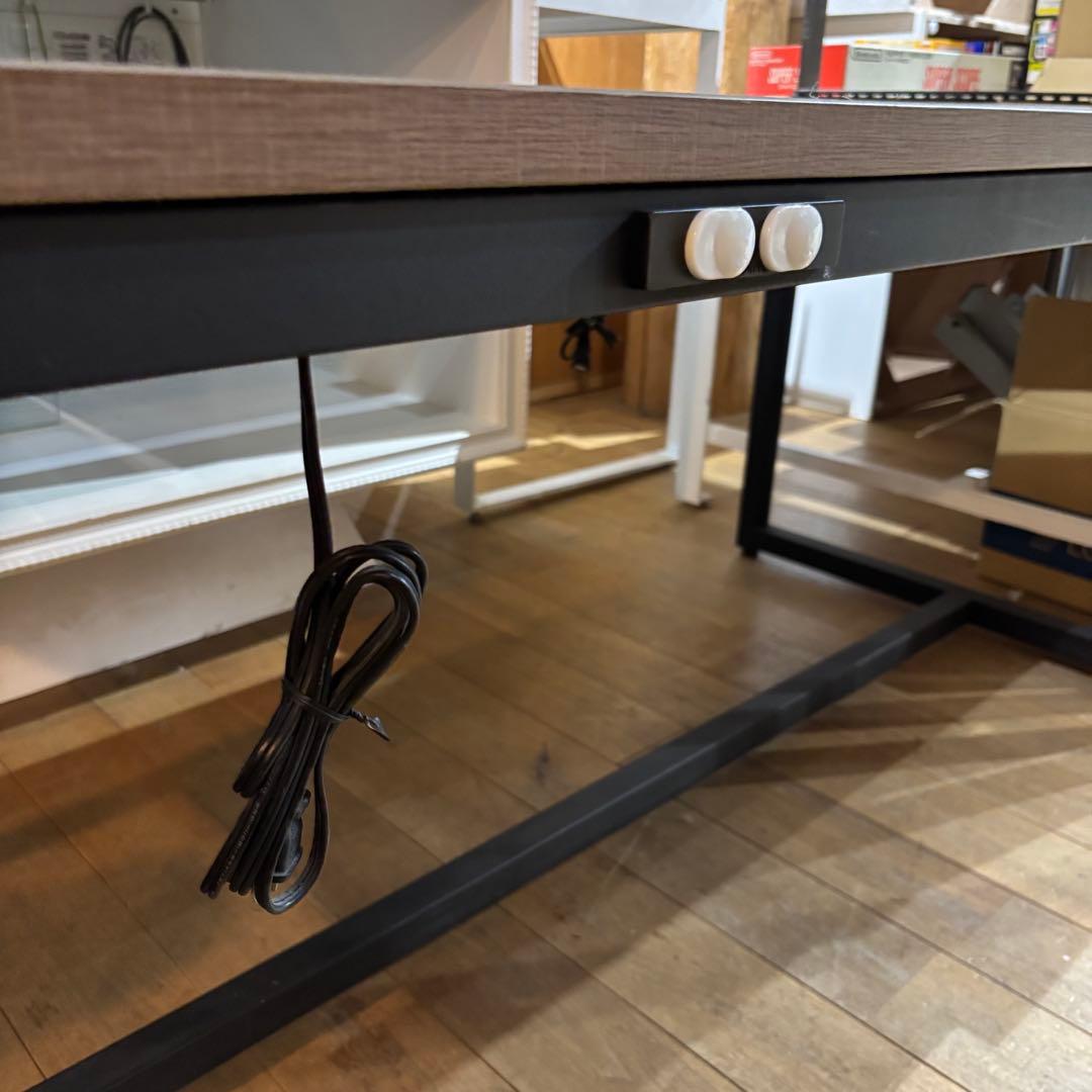 引取限定 コンセント付き センターテーブル ミーティング ダイニング テーブル