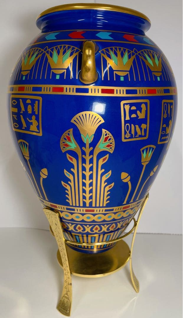 新年特別価格【女神バステトの黄金の壺】　フランクリン・ミント