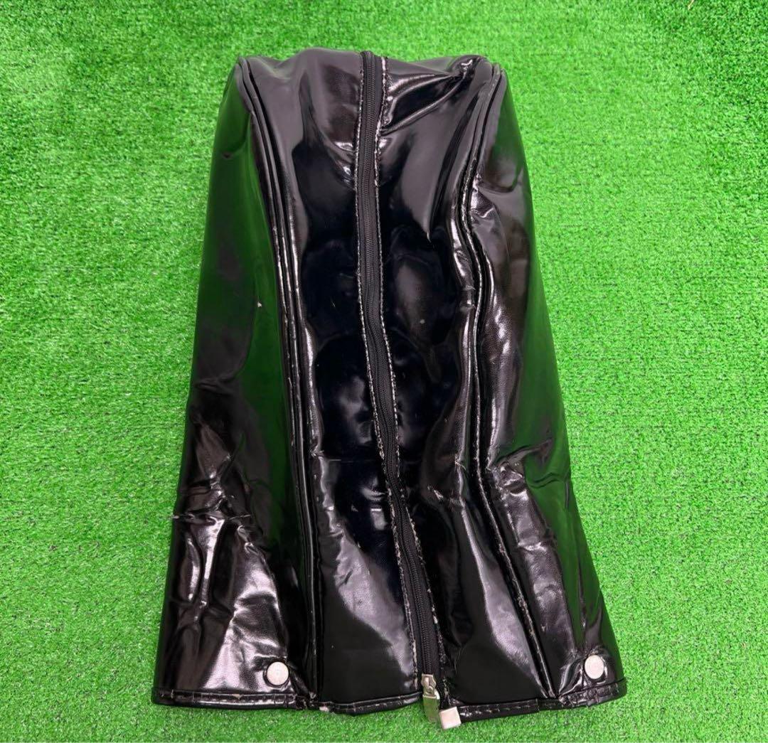 ONOFF キャディバッグ　エナメル　ブラック9インチ