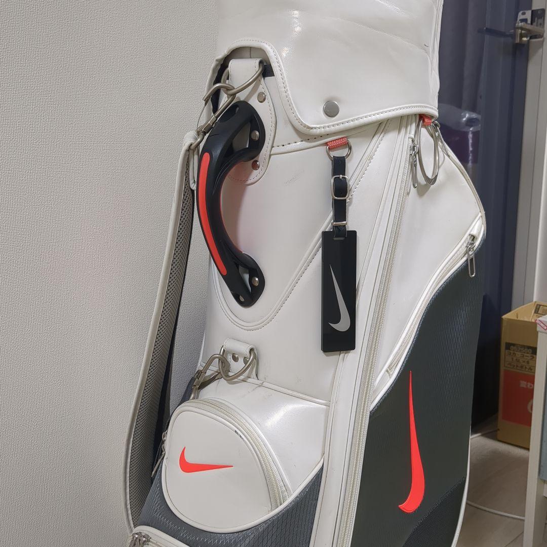 Nike キャディバッグ ホワイト/オレンジ