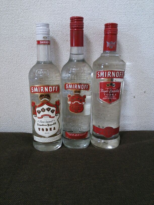 スミノフウォッカ♪年代別5本セット♪