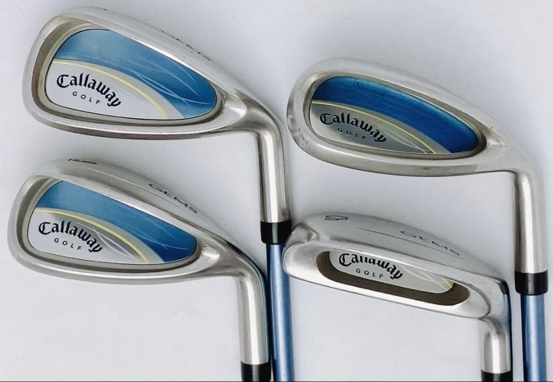 レディース Callaway GEMS ゴルフクラブ 8本セット　バッグ無し