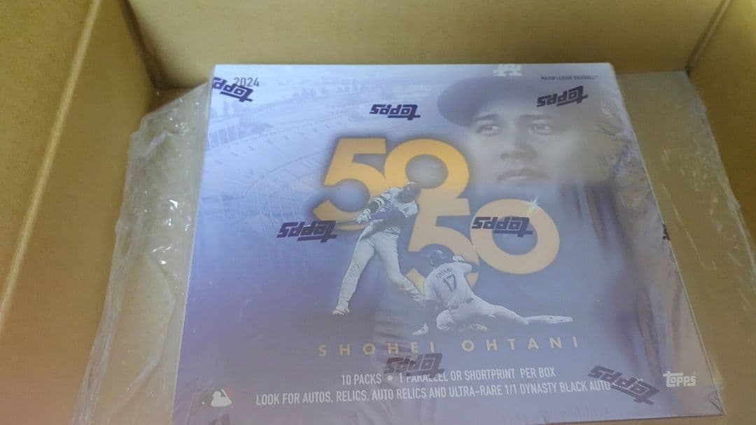 Shohei Ohtani 2024 Topps 50/50 1ボックス