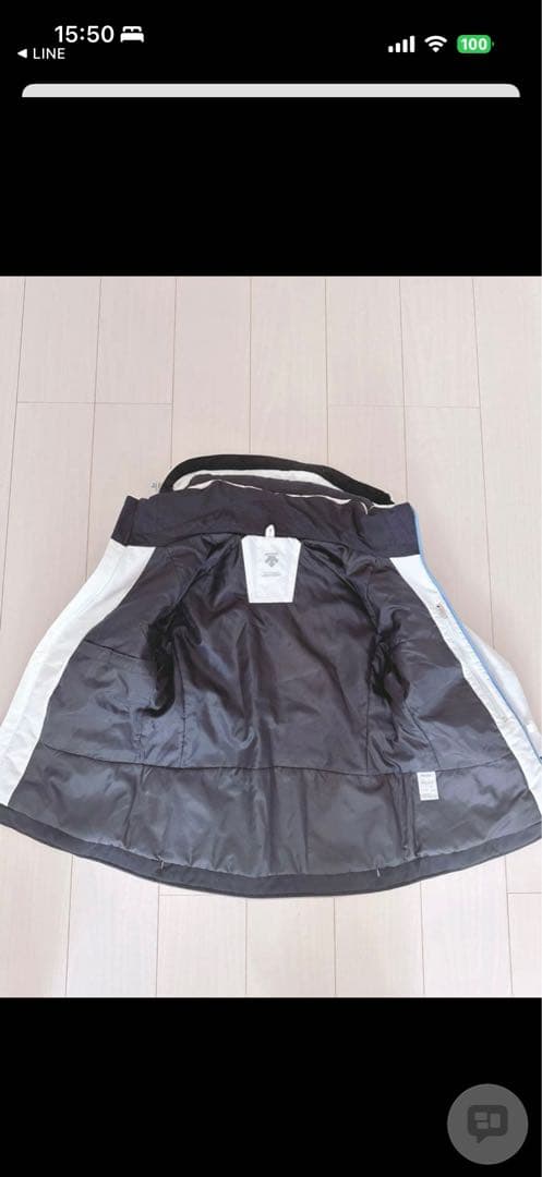 Descente スキーウェアセット　152〜158センチ Sサイズ