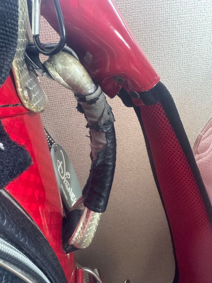 や*と様 ディズニー ミッキー キャディバッグ（ネームプレート付）