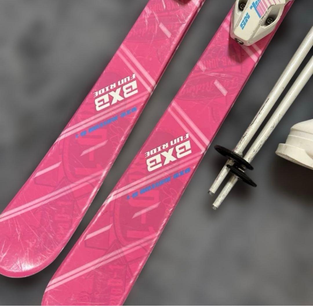 スキーセット子供用スキー板118cmスキーストック85cmスキー靴20cm