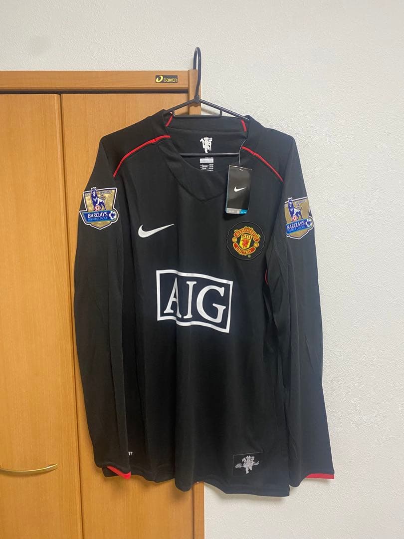 07-08マンチェスターユナイテッド C・ロナウドアウェイ ユニフォーム 長袖