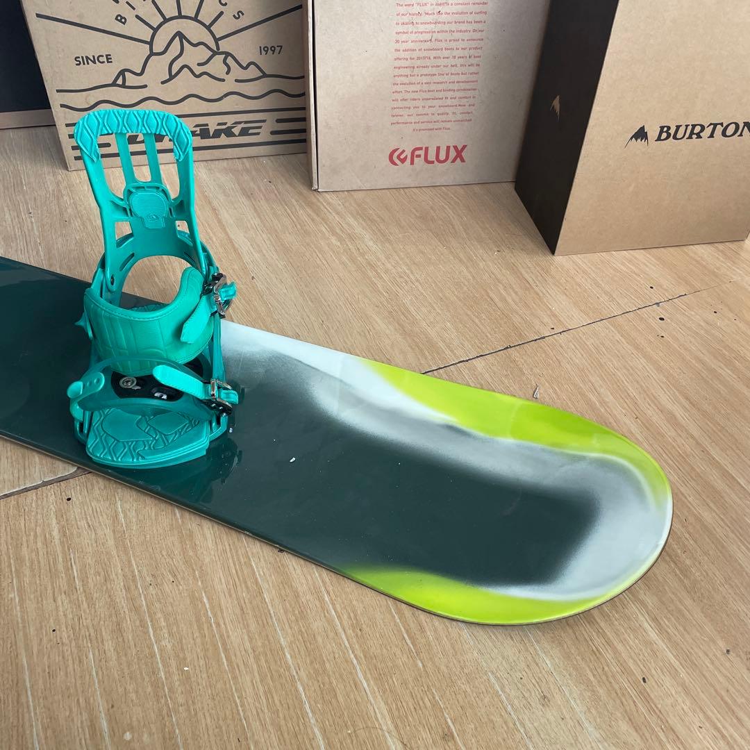 BURTON×SALOMON　バートン　スノーボードセット　バインディング付