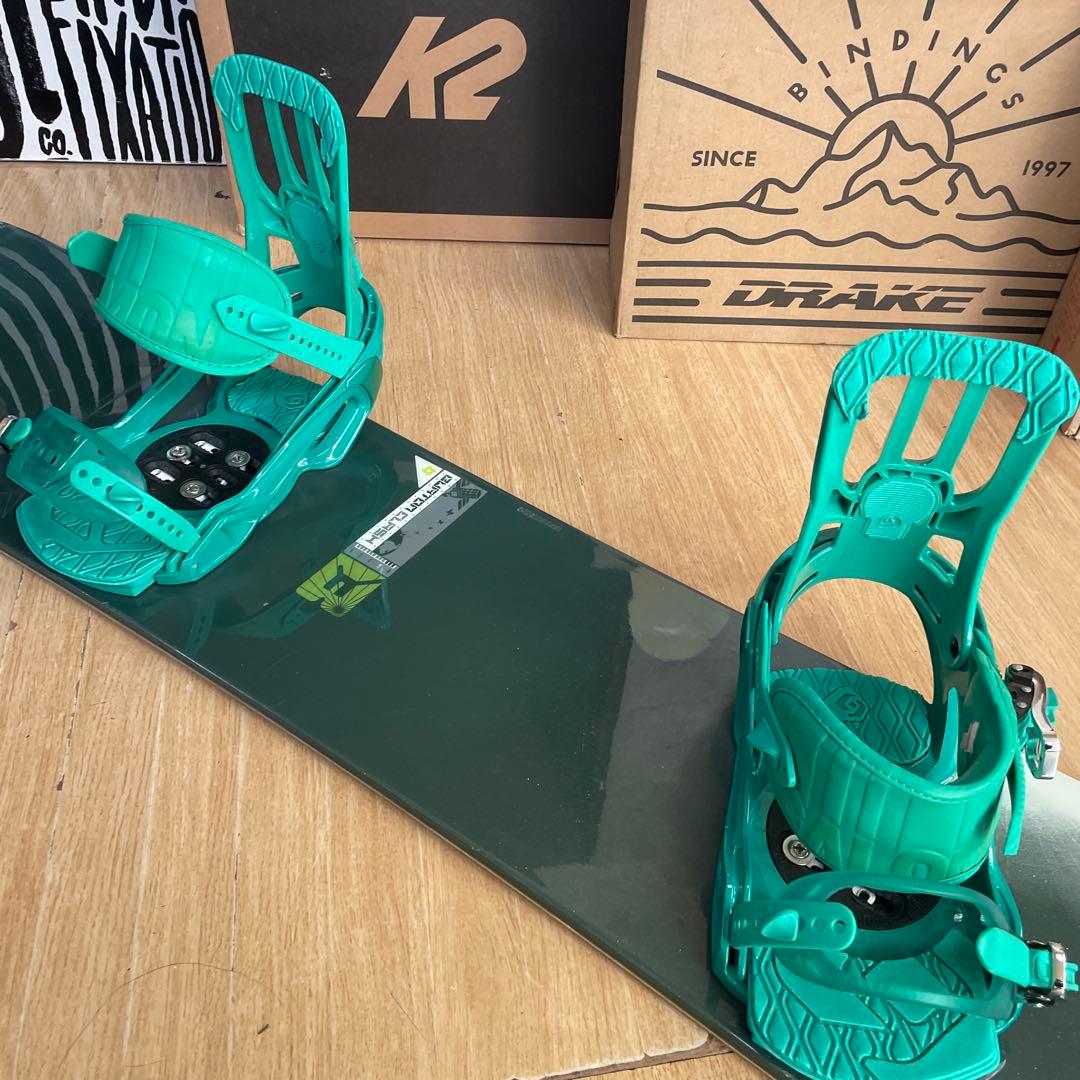 BURTON×SALOMON　バートン　スノーボードセット　バインディング付