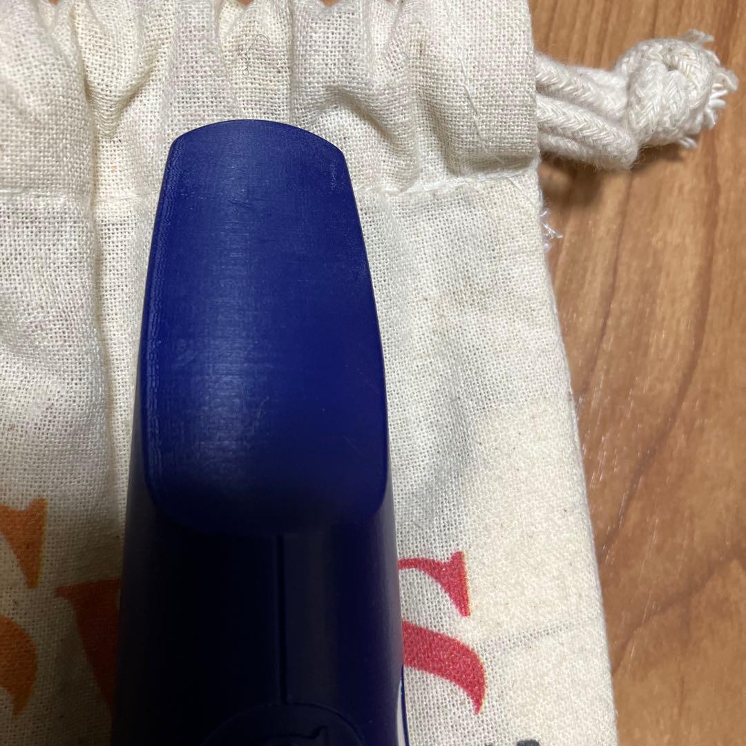 Syosテナーサックス　マウスピース　Smorky 8ブルー&ホワイト