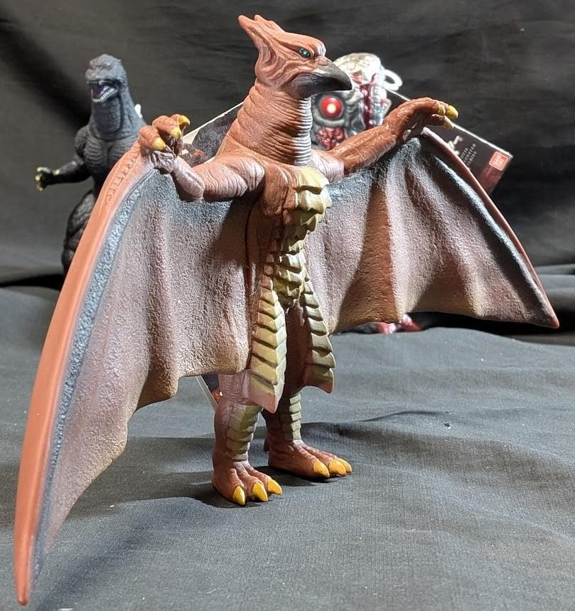 ＦＷゴジラ＆ヘドラ＆ラドン（バンダイ）タグ付ムービーモンスターシリーズ３体セット