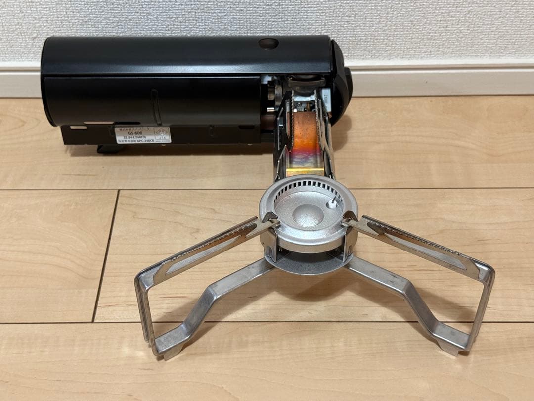 スノーピーク ＆CAMP バーナー ブラック ネオプレンケース付き