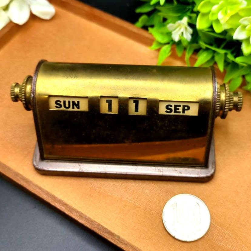 回転式 パークシャーマン デスクカレンダー ヴィンテージ レトロ