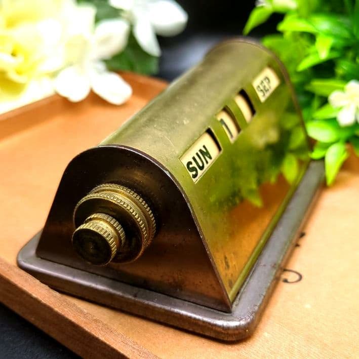 回転式 パークシャーマン デスクカレンダー ヴィンテージ レトロ