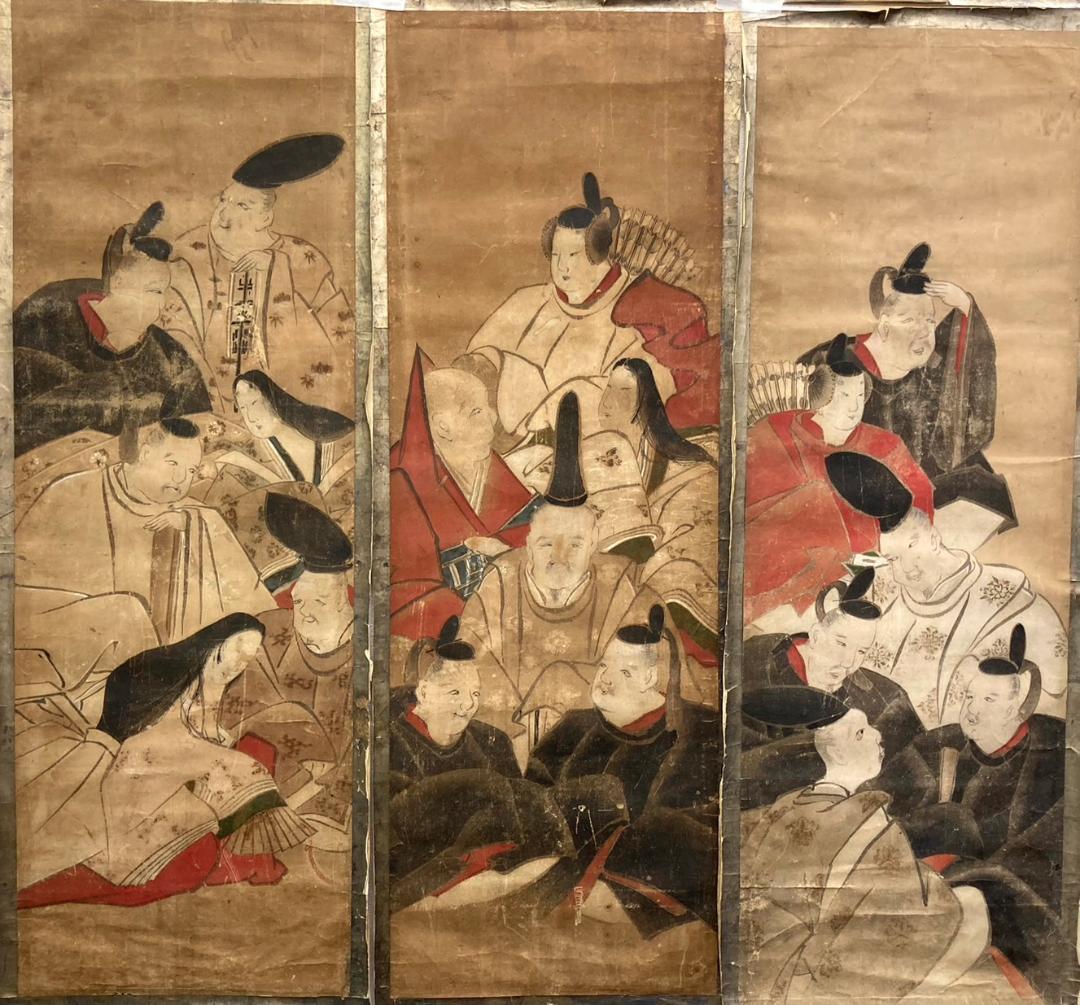 俵屋宗達(對青軒)「三十六歌仙」屏風剥がし まくり