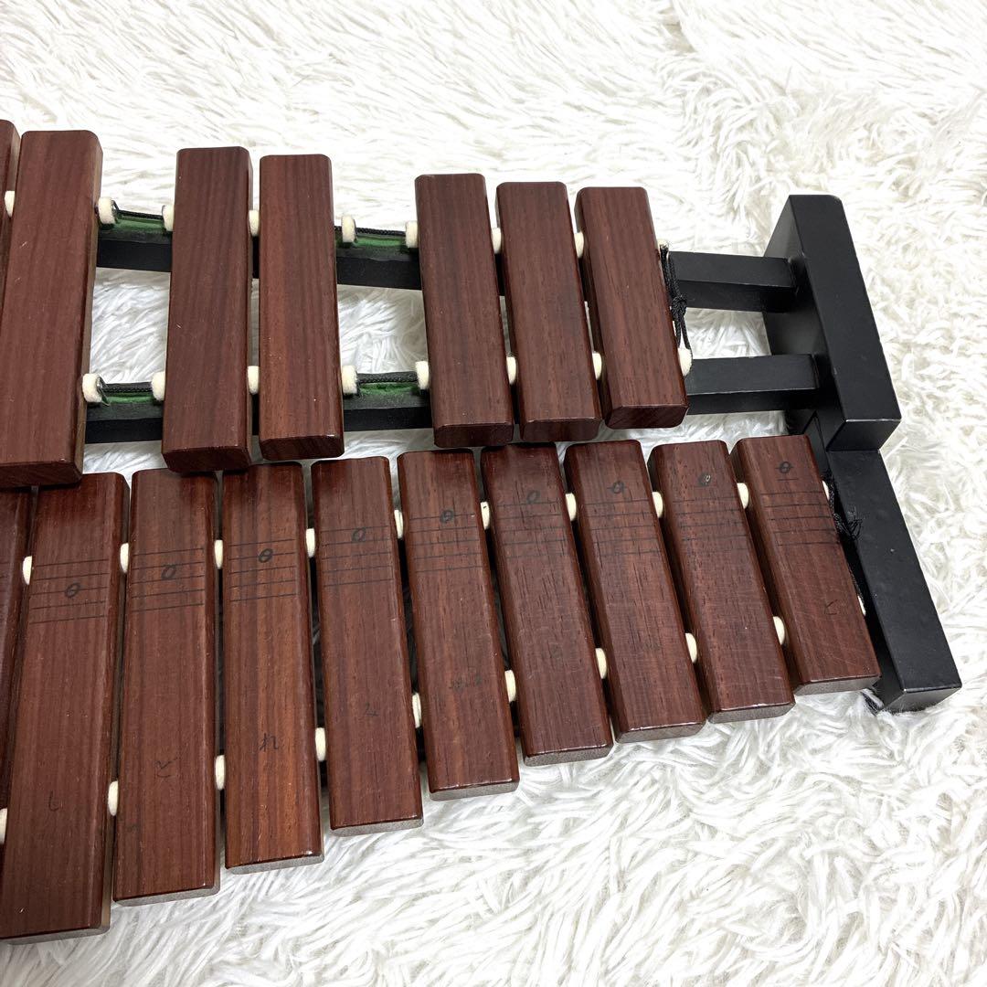 【廃盤品・希少】ヤマハ YAMAHA TX-6 卓上木琴 32音 マレット付き