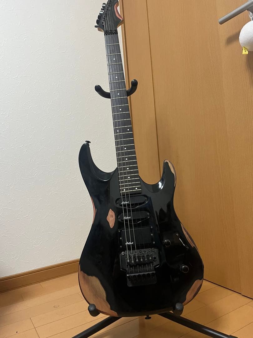 エレキギター ブラック レリック
