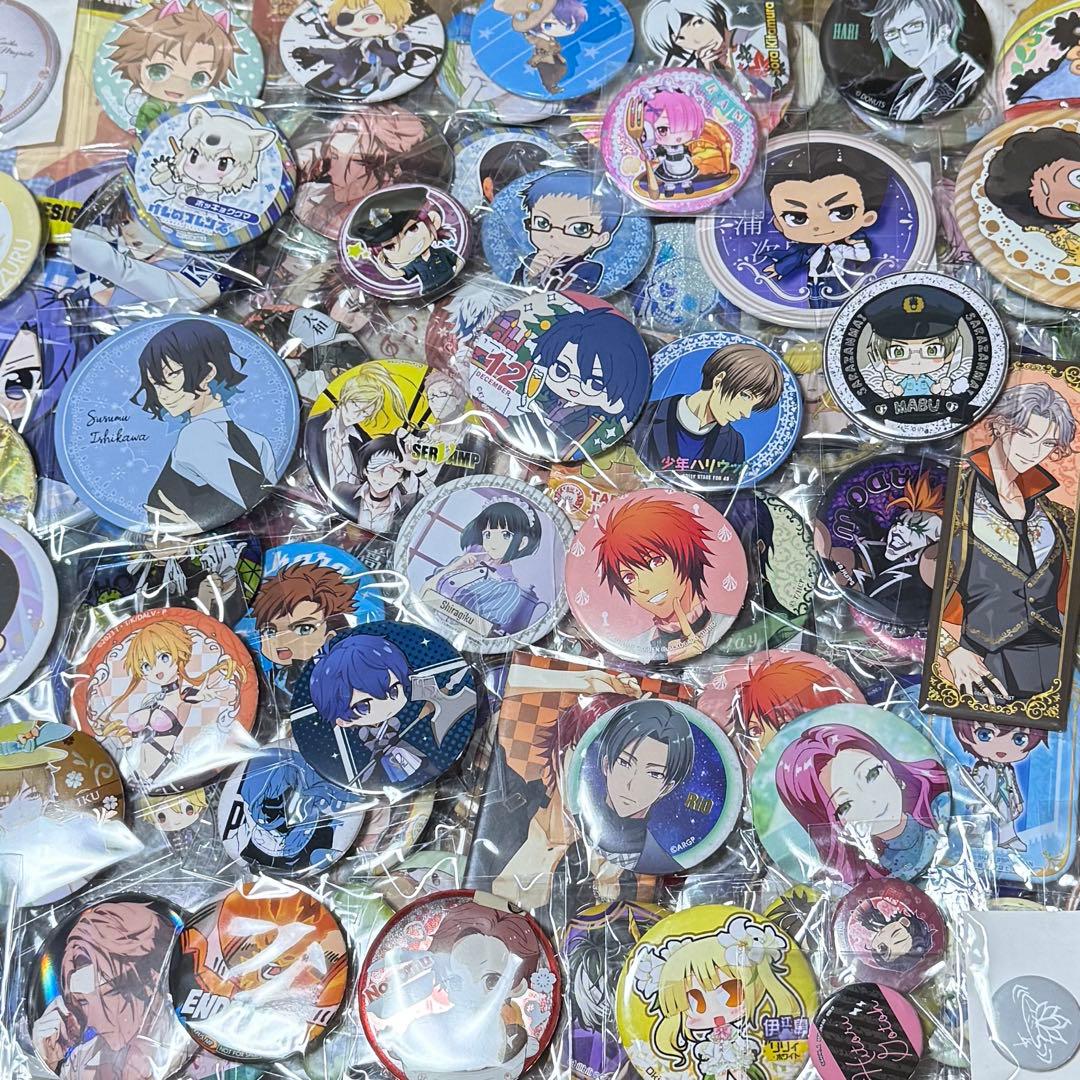 アニメ・キャラクター系グッズ 缶バッジ まとめ売り 約1444個セット