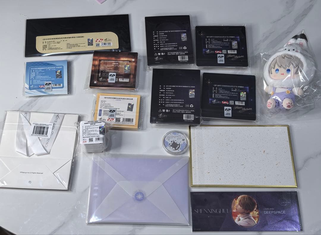 恋と深空 14点 2025 VIP BOX 中國版 公式 ギフト 指輪 セイヤ